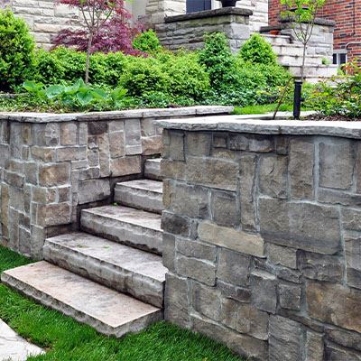 Salisbury Landscaping-Alberta-Common Unexpected Landscape Complications-stone retaining wall