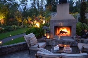 patio and fire