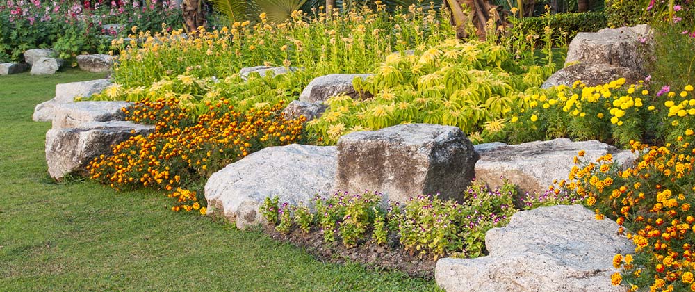 -landscaping rocks in garden salisbury landscaping