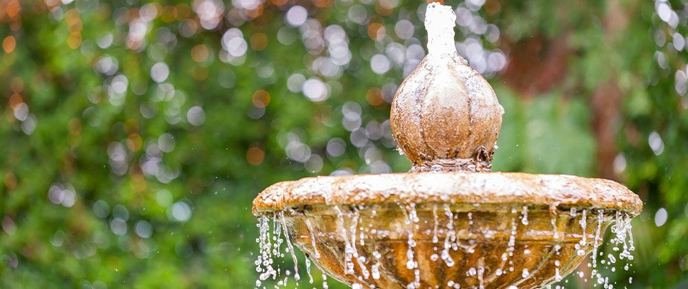 water fountain salisbury landscaping