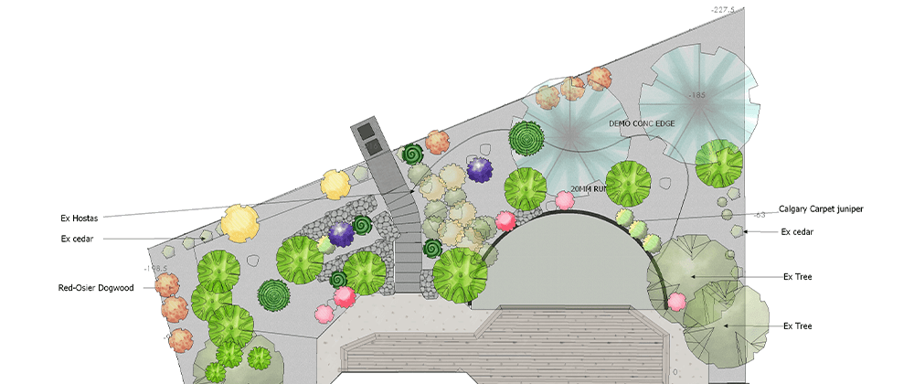 Salisbury Landscaping-Alberta--landscape layout blueprint